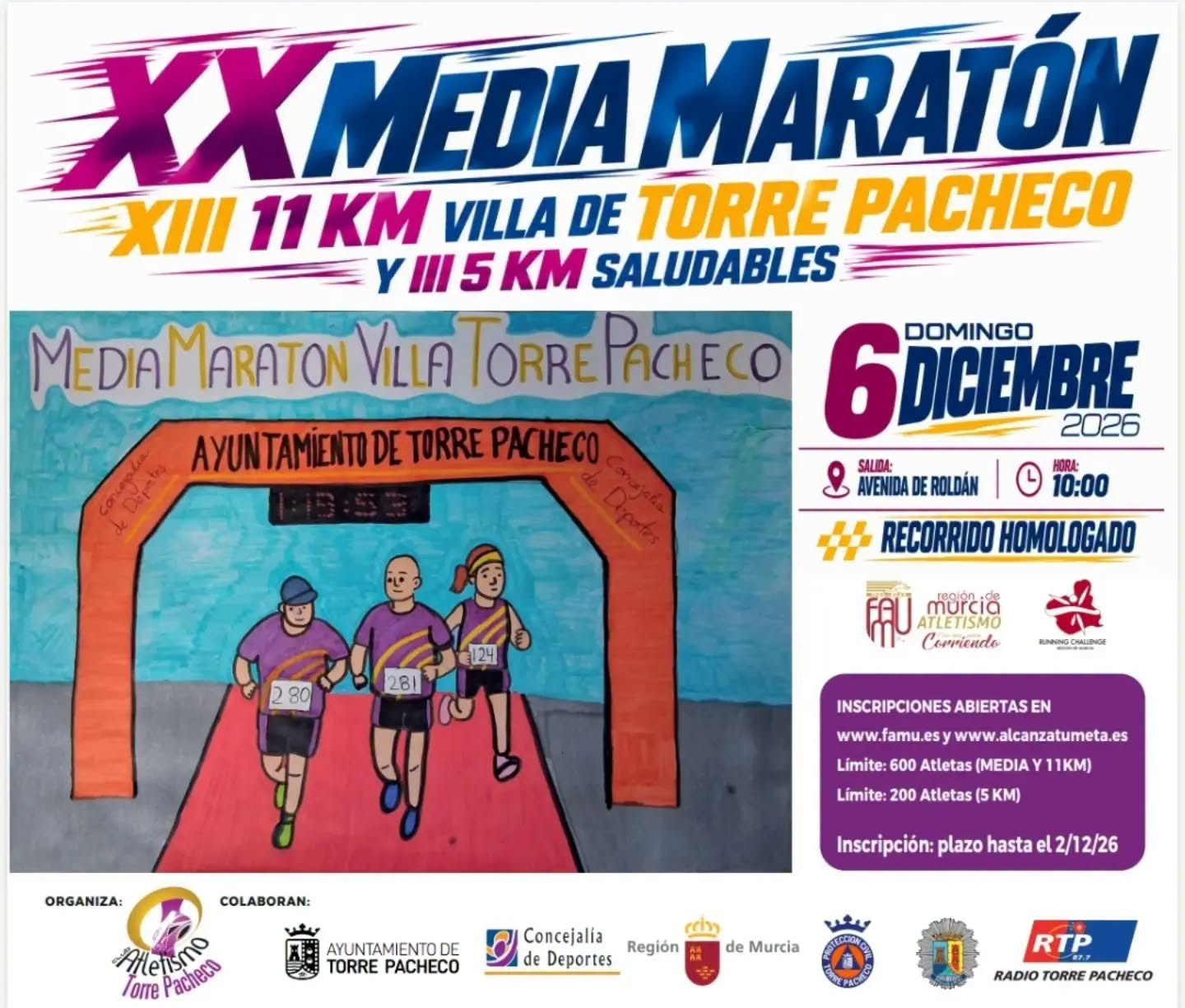 Media Maratón Torre Pacheco 2026